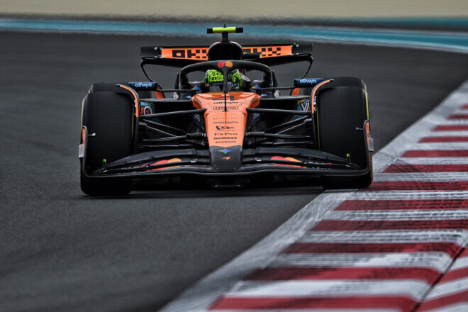 ノリスが初日最速、ソフト＆ロングの両方でライバルを引き離す。僚友ピアストリは11番手／F1アブダビGP FP2