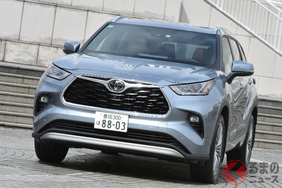 日本導入はある トヨタ3列suv ハイランダー 未発売モデルを公道で味わってみた くるまのニュース 自動車情報サイト 新車 中古車 Carview