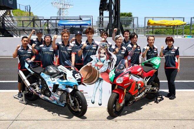 鈴鹿8耐：HAMAGUCHI Racing Team、横山尚太とル・マン24時間で表彰台獲得ライダー2名を起用。“痛バイク”のデザインも公開