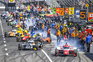 【インディ500決勝直前】佐藤琢磨、最前列から3度目の勝利へ。難バランスの初ハイブリッドがカギに