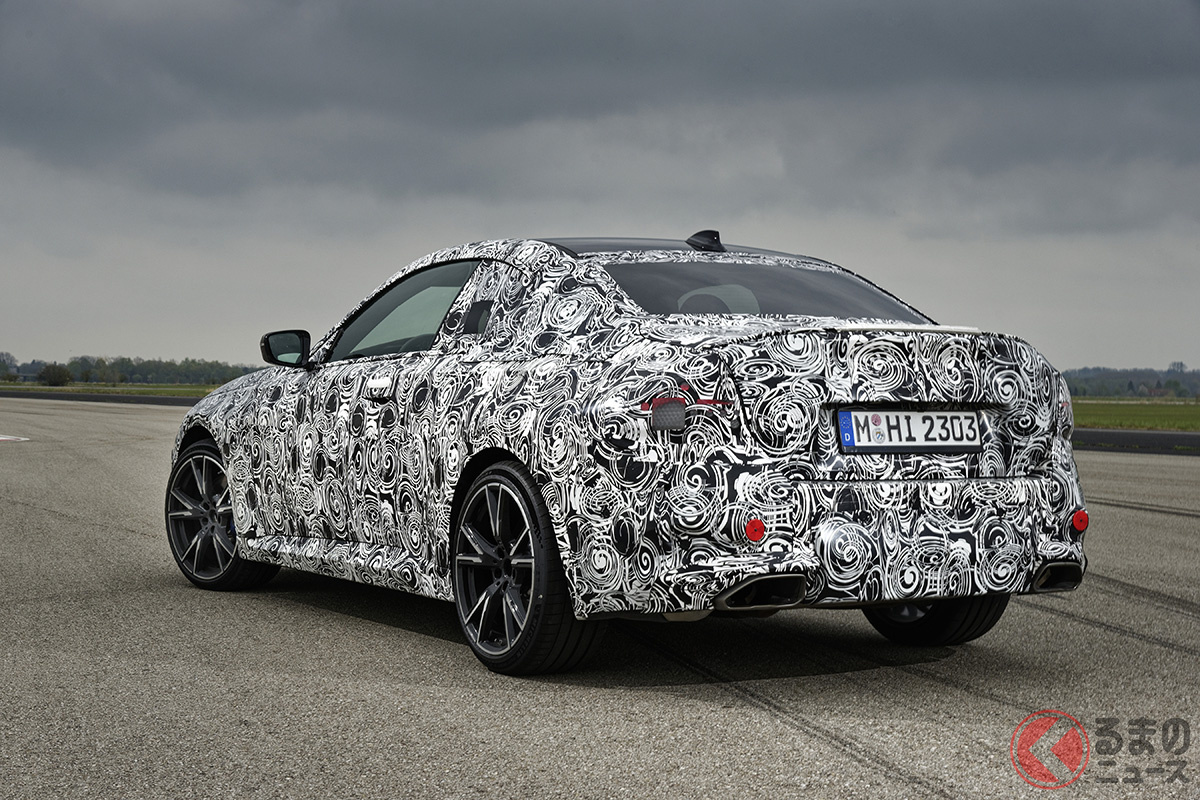 BMW新型「2シリーズクーペ」7月8日世界初公開！ 進化した2代目は後輪駆動を踏襲