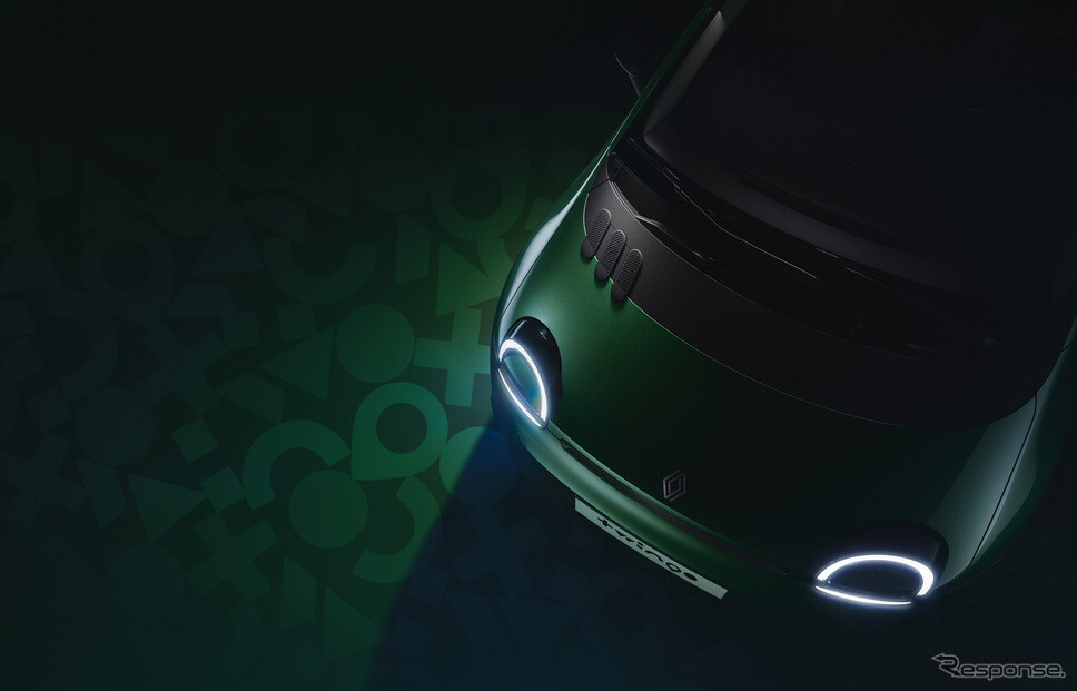 ルノー『トゥインゴ』新型、11月6日デビューへ…初代のデザインに着想のEVに