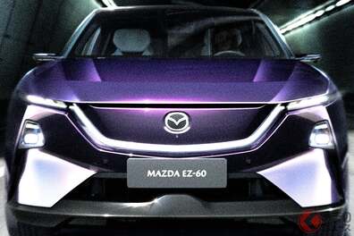 【中国】マツダ新型SUV「EZ-60」世界初公開に反響多数!?「爆売れ間違いなし」「航続距離1000km！すげー」の声も “新世代デザイン”投入の「超・高性能スポーティSUV」上海で発表