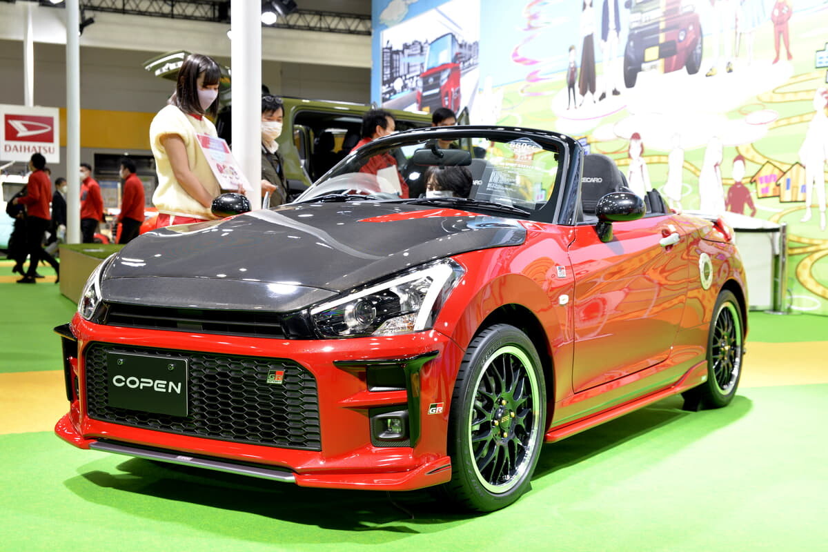 「コペンGR SPORT」カスタマイズバージョンを披露！ スポーティさを格段アップした内容とは【大阪オートメッセ2020】