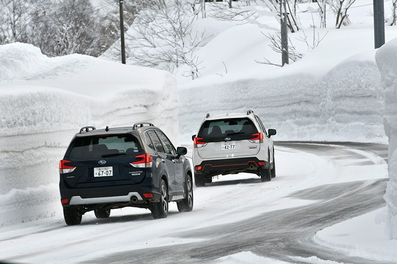 フォレスター雪上試乗　公道で普通に乗ってわかる性能と気になるところ