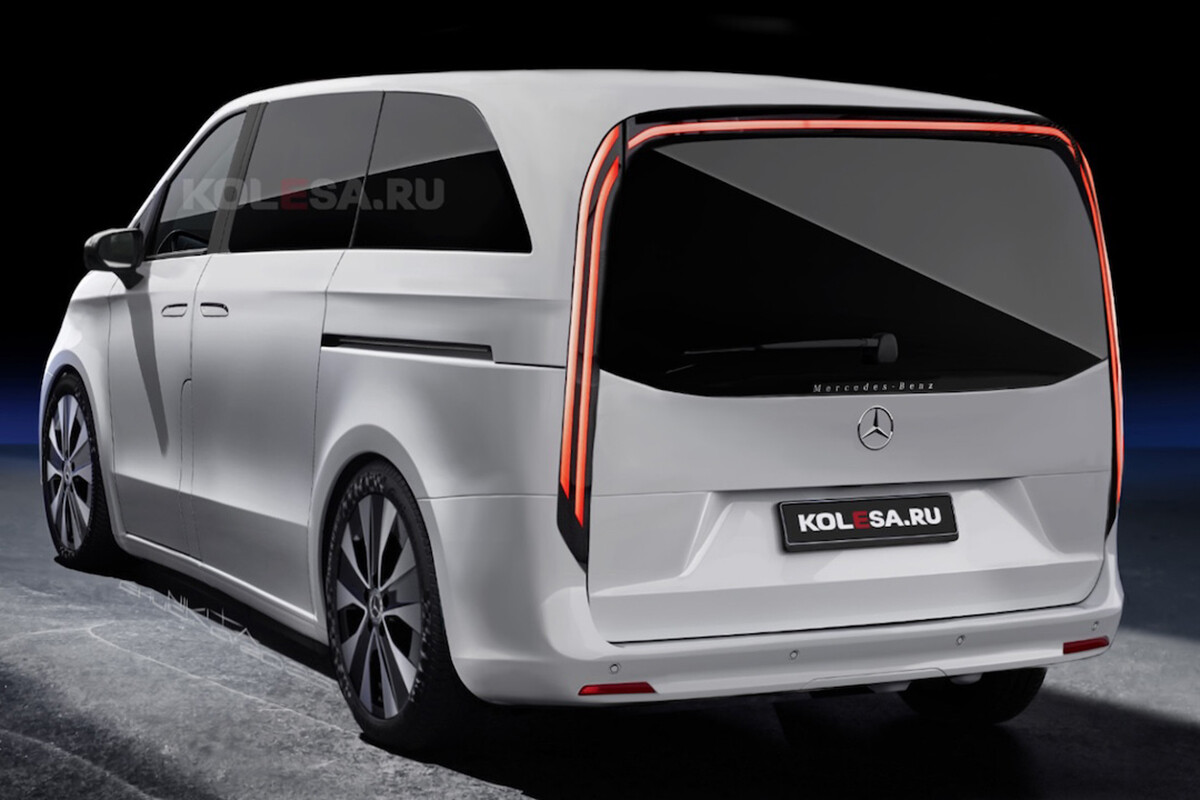 メルセデス・ベンツの新型Vクラス「VLE／VLS」予想CG。日本市場投入ならレクサス「LM」との競合も視野に