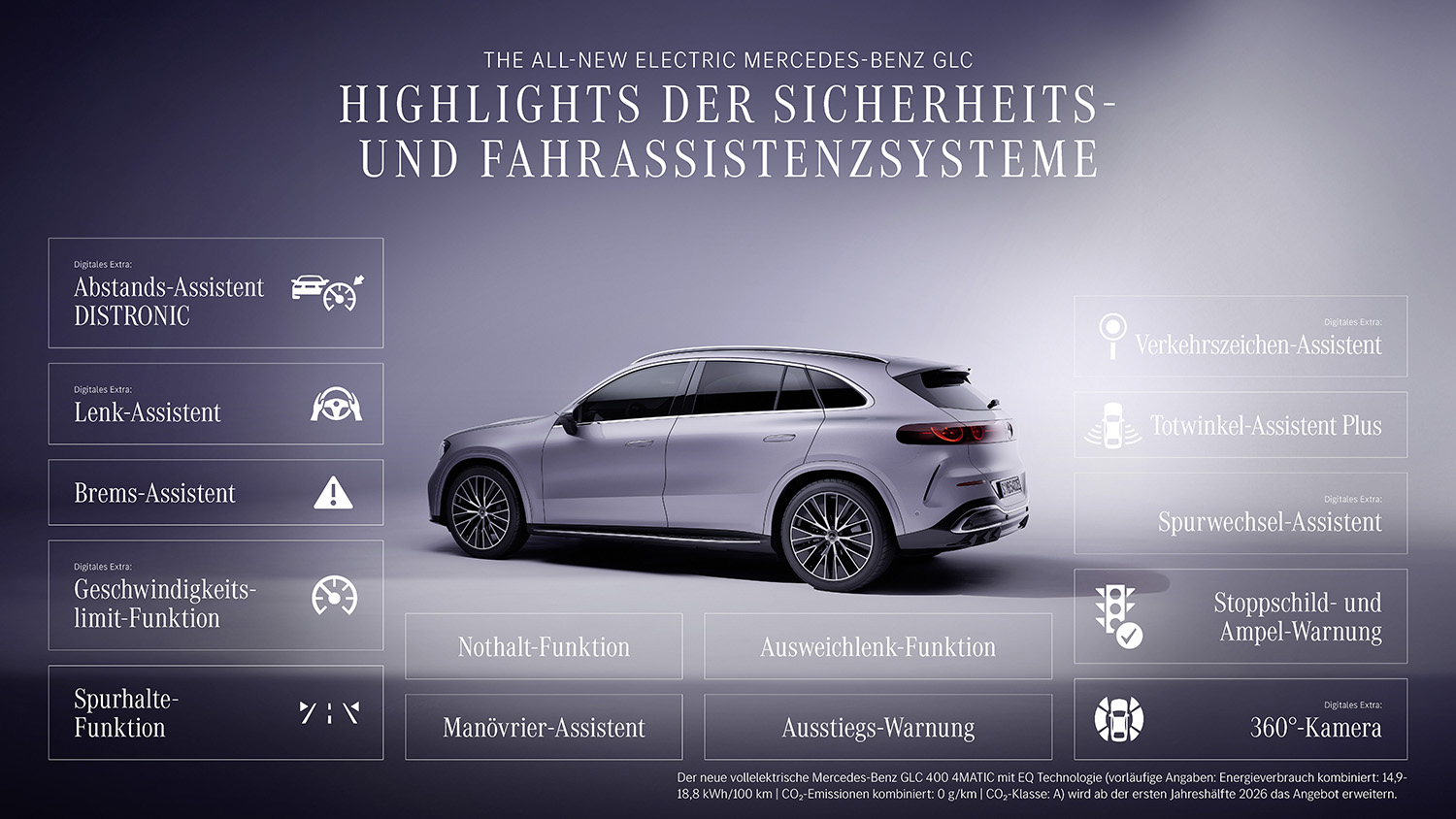 【光る場所が多すぎる】“天井イルミ”×“発光グリル”を採用した新型「GLC」発表。インパネには約1ｍの全面スクリーンを採用…26年発売へ