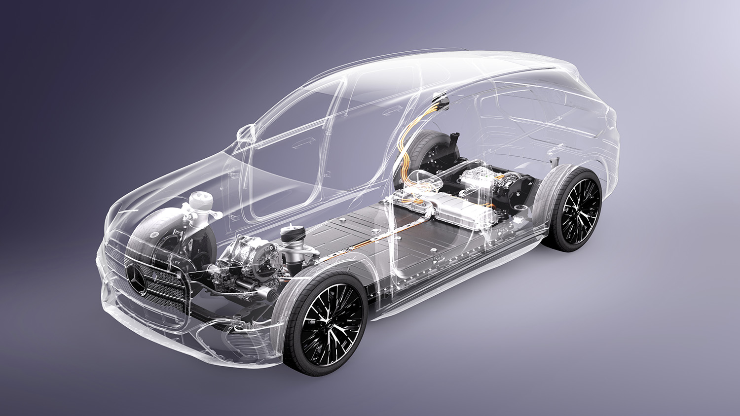 【光る場所が多すぎる】“天井イルミ”×“発光グリル”を採用した新型「GLC」発表。インパネには約1ｍの全面スクリーンを採用…26年発売へ