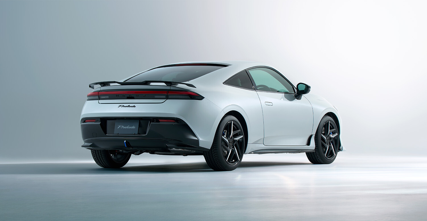 【純正カスタム早くも解禁】ホンダ新型「プレリュード」用アクセサリー発売。専用エアロ＆19インチホイールやLEDイルミで存在感アップ