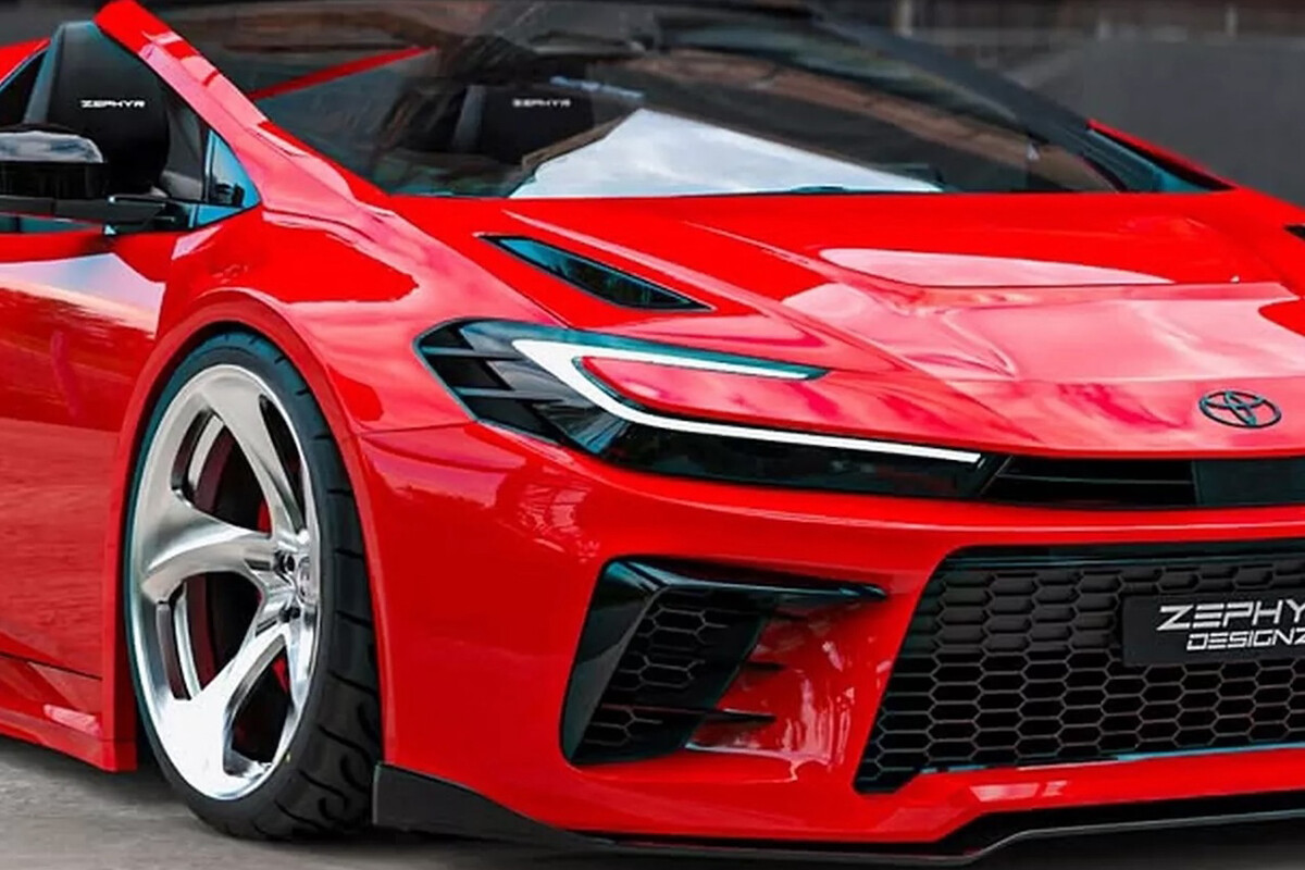 もしもプリウスがスーパーカーになったら!? 2ドアロードスターへ大胆進化したCG作品公開