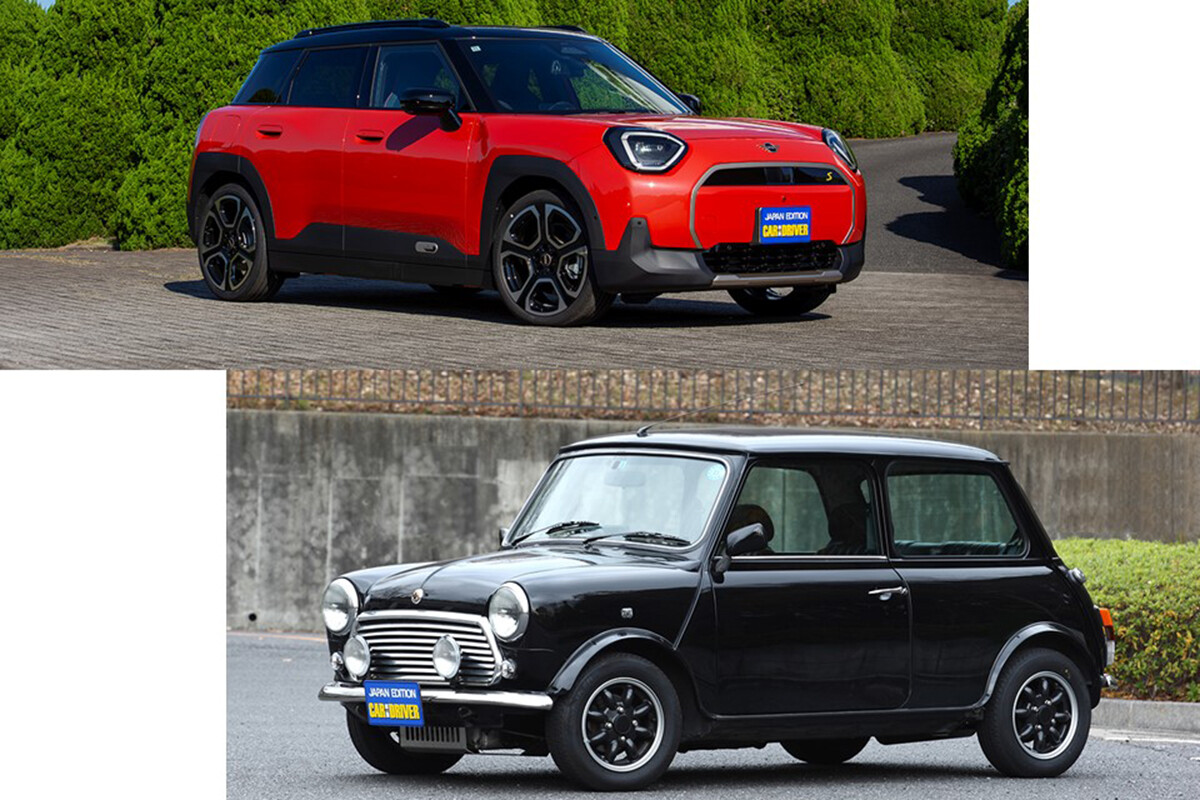 【遊び心の融合】最新ミニとクラシック・ミニ「ポール・スミス」仕様を並べて味わう贅沢…2台で広がる“ゴーカート・フィール”の世界