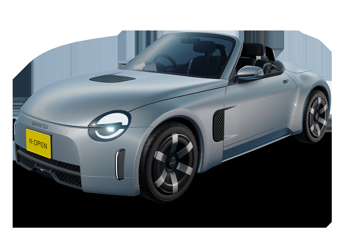 次期コペンはFRに？ ダイハツが“走る軽”「K-OPEN」を公開。6台の小型モビリティで挑むJMS2025