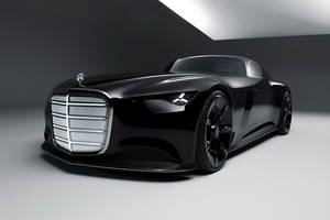 これがメルセデスの“新しい顔”？ 光る巨大グリルが主役のコンセプトカー「ヴィジョン・アイコニック」登場