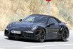 【丸見えのテスト車捕捉】ポルシェ911ターボ改良新型、ハイブリッド導入でパワーとデザインを一新