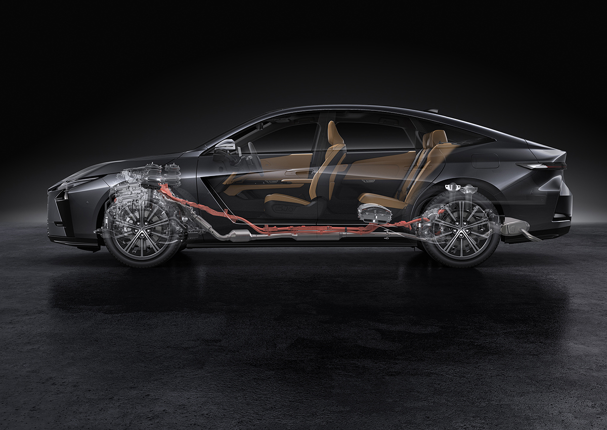 【全長5m超え】新型「ES」が大型化＆デザイン激変のわけは、米国と中国のマーケット変化。「LS」との関係はどうなる？