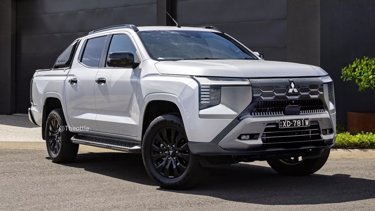 【マイチェン予想】三菱「トライトン」改良新型はこうなる？ 予想CGに見る新デザインと電動化戦略