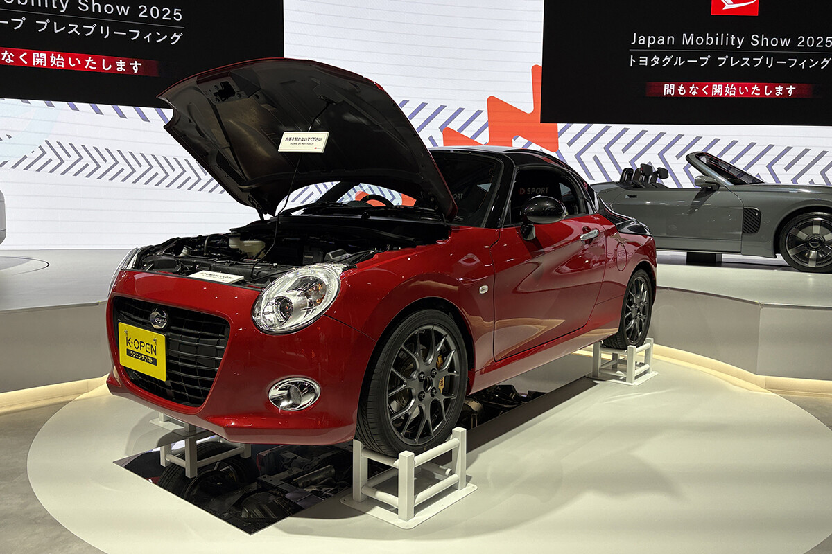 FFをやりきったダイハツが次に選んだのはFR。「K-OPEN」が描く“軽スポーツのこれから”【JMS2025】