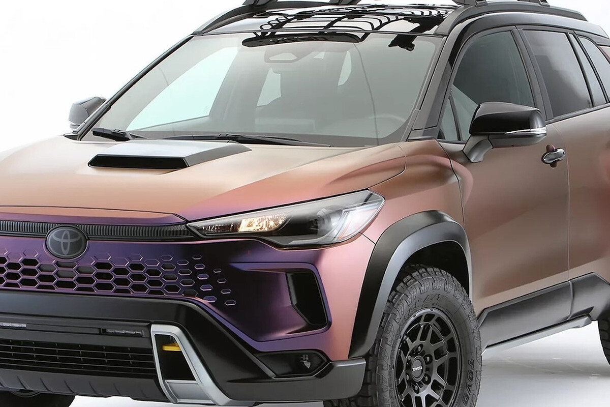 【ダジャレ全開でもクール】SEMAで公開される「カローラクロス」のドレスアップ仕様が話題。北米トヨタが“温泉と野菜”をモチーフに制作って…どういうこと？