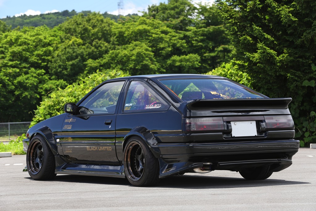 Toyota ae86 Black tuned