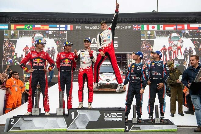 WRC第6戦チリ優勝に豊田章男社長がコメント。「最高の笑顔で表彰台に立つ姿を見られたことをうれしく思います」