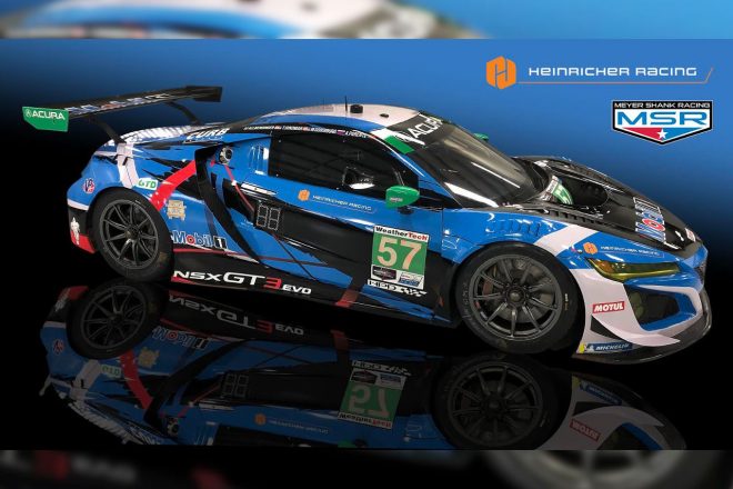 Imsa Nsx Gt3で2台体制を敷くマイヤー シャンク レーシング 57号車のカラーリングを公開 Autosport Web 自動車情報サイト 新車 中古車 Carview