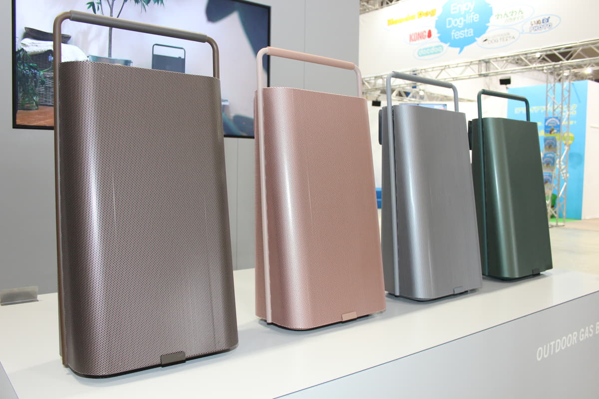 カセットガスポータブル給湯器「ERIF OUTDOOR GAS BOILER」