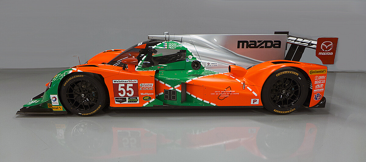 伝説のル・マン優勝マシン「マツダ787B」のカラーリングが復活 伝説のル・マン優勝マシン「マツダ787B」のカラーリングが復活