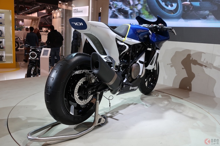 ハスクバーナ「VITPILEN 701 AERO Concept」世界初披露 モダンなスタイルのコンセプト【EICMA2018】