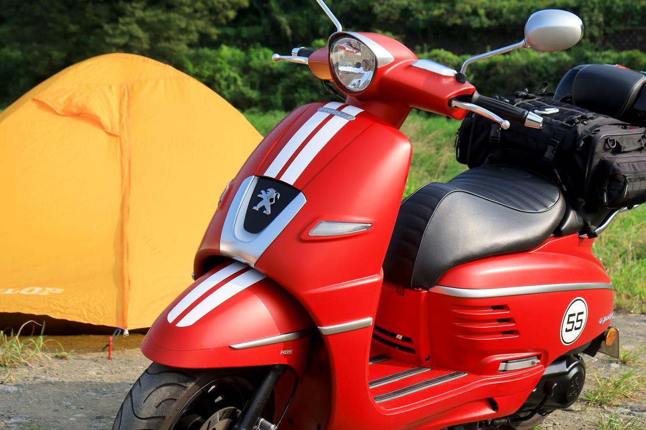 プジョーのジャンゴでキャンプをしたよ おしゃれスクーターはツーリングもイケイケなすごいバイクだった Webオートバイ 自動車情報サイト 新車 中古車 Carview