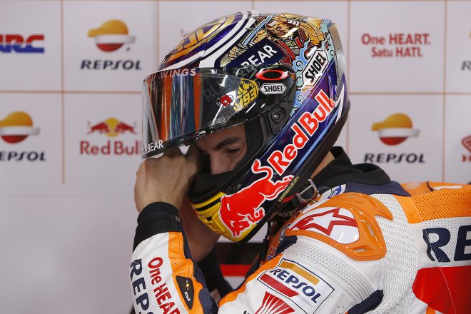 MotoGP：FP4での転倒が予選に影響したマルケス「2列目獲得を目標にした」