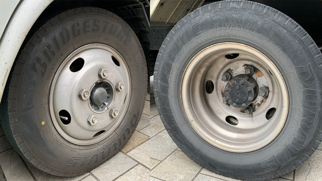 トラックの前輪ホイールはなぜ凸で 後輪はどうして凹んでいるのか Driver Web の写真 自動車情報サイト 新車 中古車 Carview