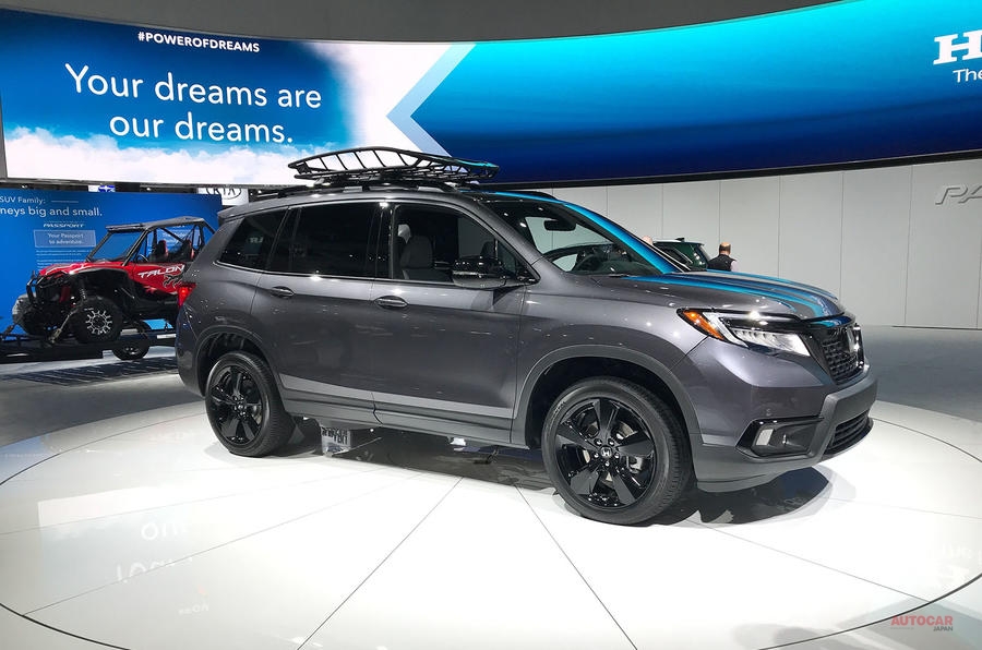 実車 ホンダ パスポート 北米ホンダ 中型suv市場の切り札か Laショー Autocar Japan 自動車情報サイト 新車 中古車 Carview