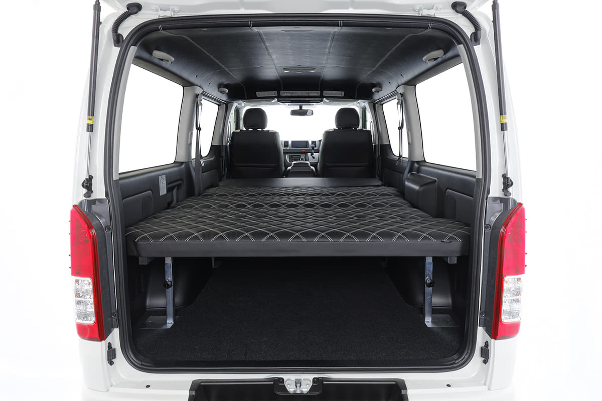 寝られて積める イマドキ1box乗用車の常識 ベッドキット とは Auto Messe Web 自動車情報サイト 新車 中古車 Carview