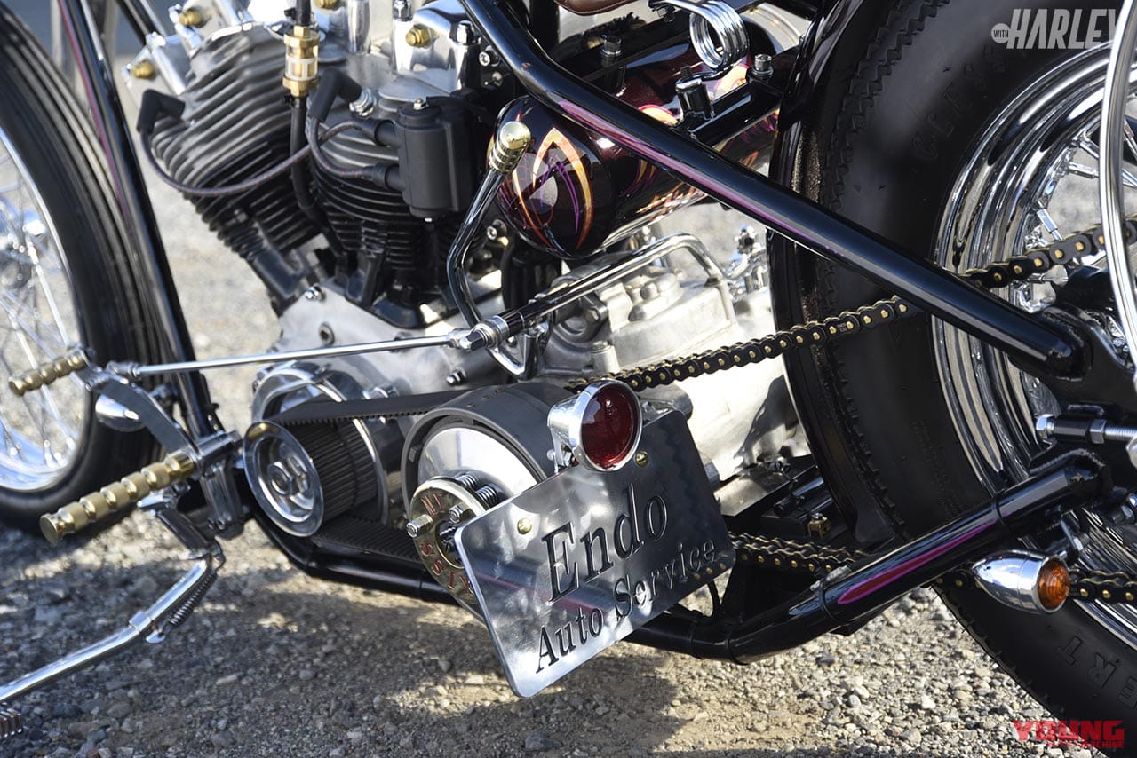 こだわりのペイントを施したショベルリジットスプリンガー ハーレーカスタムnews Webヤングマシン 自動車情報サイト 新車 中古車 Carview
