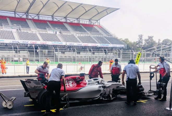 2019年F1フル参戦を前に、ジョビナッツィがザウバーでテスト。タイヤ開発作業を担当