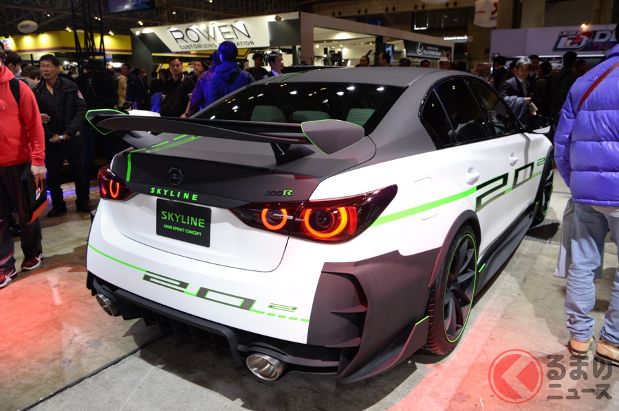史上最強の日産 スカイライン がよりスポーティに 400rのカスタムカーが登場 くるまのニュース 自動車情報サイト 新車 中古車 Carview