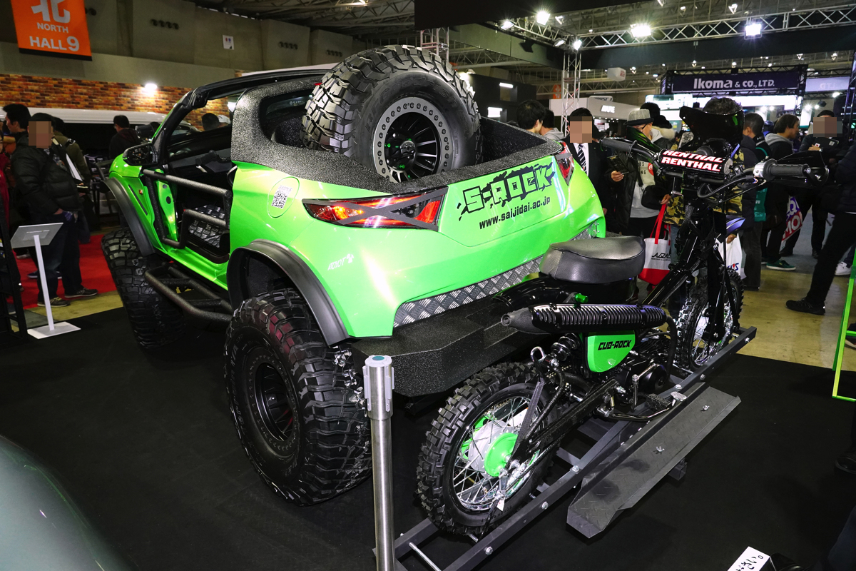 ジムニー と S660 が合体したら 魔改造なトランスフォーム オフロード車 S Rock Auto Messe Web 自動車情報サイト 新車 中古車 Carview