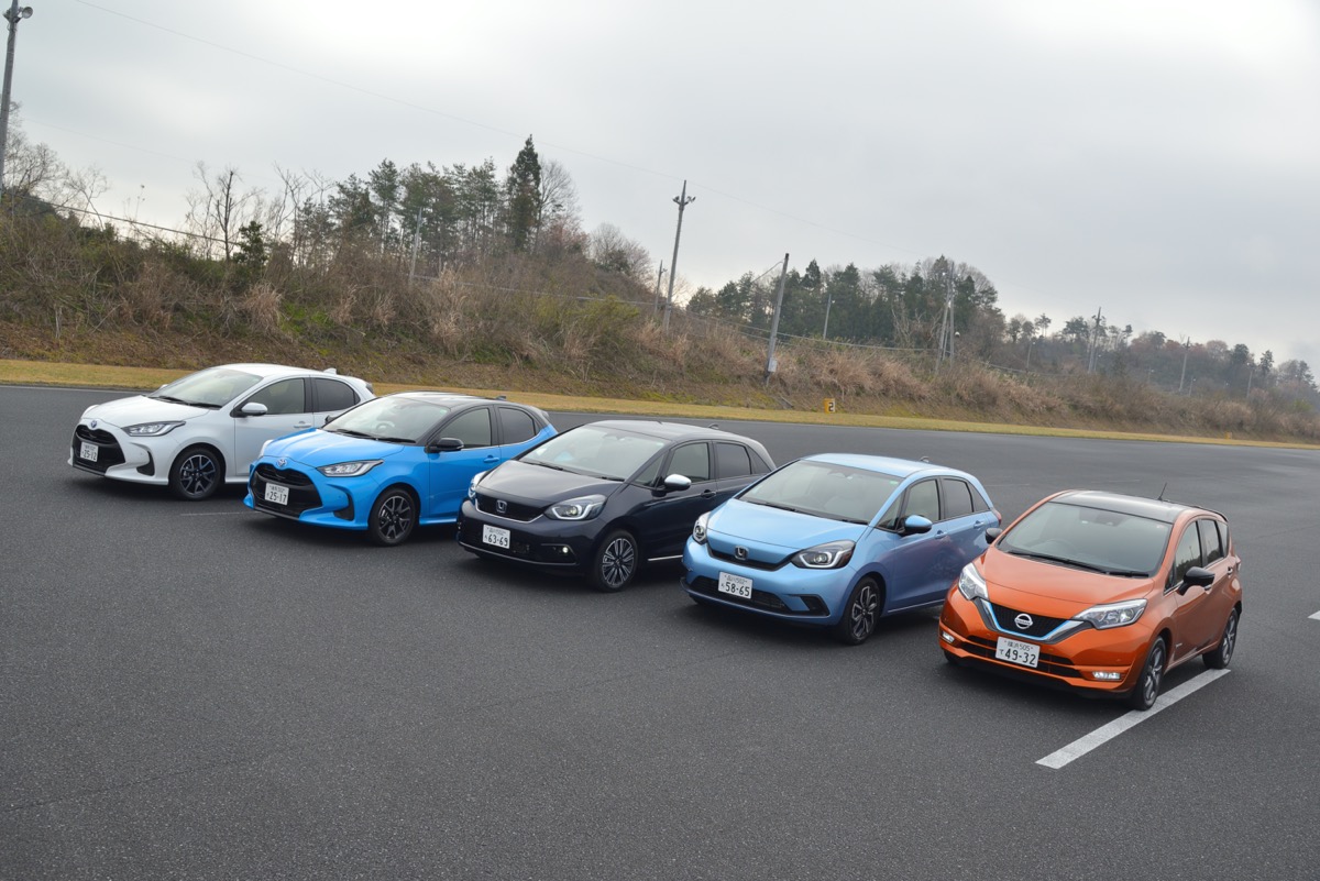 最速はどれだ フィット Vs ヤリス Vs ノート全開加速テスト Driver Web 自動車情報サイト 新車 中古車 Carview