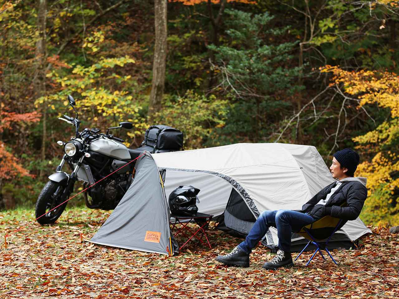 ライダーのために開発された バイクツーリング専用テント がドッペルギャンガーから登場 キャンプツーリングの新定番となるか Webオートバイ 自動車情報サイト 新車 中古車 Carview