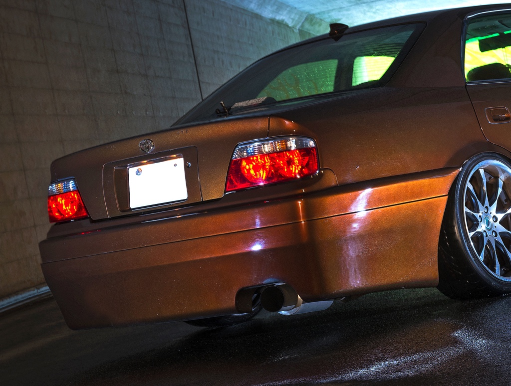 Vip系 ドリ車 いえいえサーキット仕様です 600馬力の強心臓を搭載するjzx100チェイサー Web Option 自動車情報サイト 新車 中古車 Carview