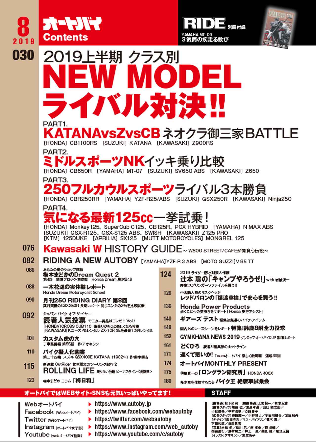 排気量帯別ライバル対決 オートバイ 8月号は好評発売中です 比較試乗インプレをお見逃しなく Webオートバイ の写真 14ページ目 自動車情報サイト 新車 中古車 Carview