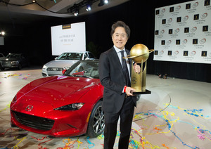 マツダ　新型「マツダ ロードスター」が2016年「ワールド・カー・オブ・ザ・イヤー」「ワールド・カー・デザイン・オブ・ザ・イヤー」をダブル受賞