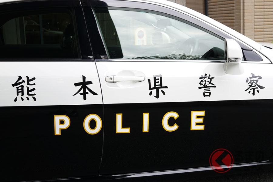 なぜパトカーに手書き文字を採用 超個性的パトカーを熊本県警が配備