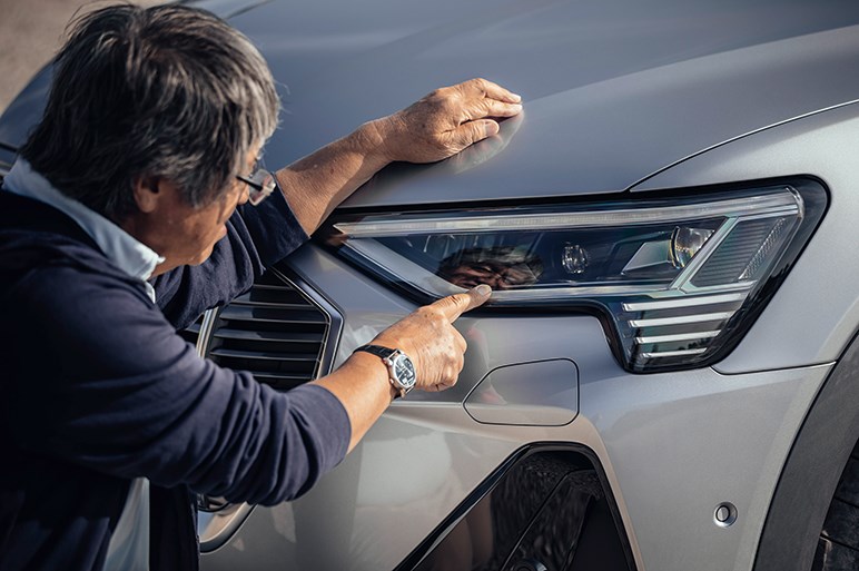 未来のヘッドライトが想像の斜め上 130万枚のマイクロミラーを使うアウディの新技術とは Carview 自動車情報サイト 新車 中古車 Carview