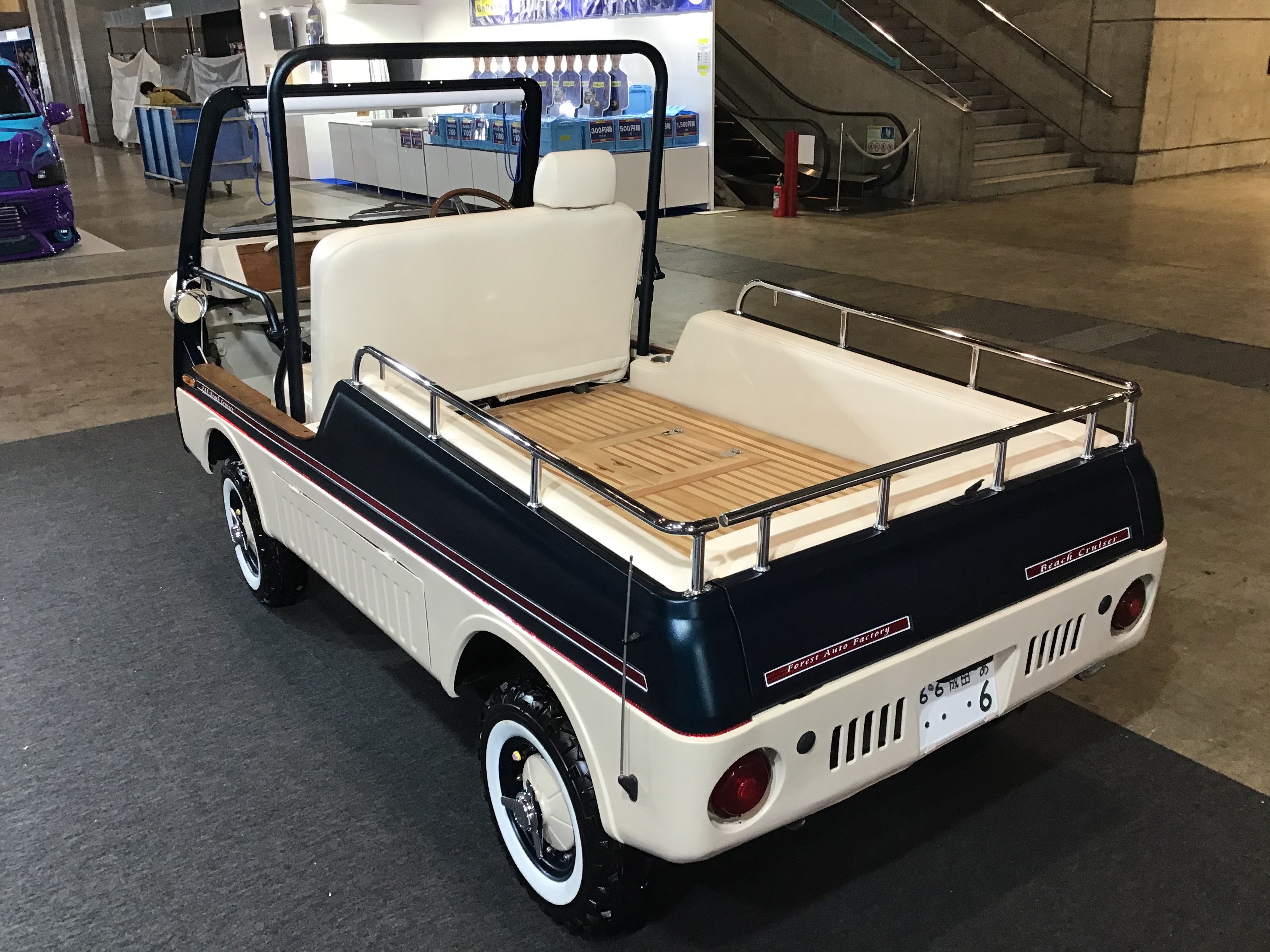完成したのは3日前 昭和46年式の軽自動車がオシャレに生まれ変わる 東京オートサロン Carview 自動車情報サイト 新車 中古車 Carview