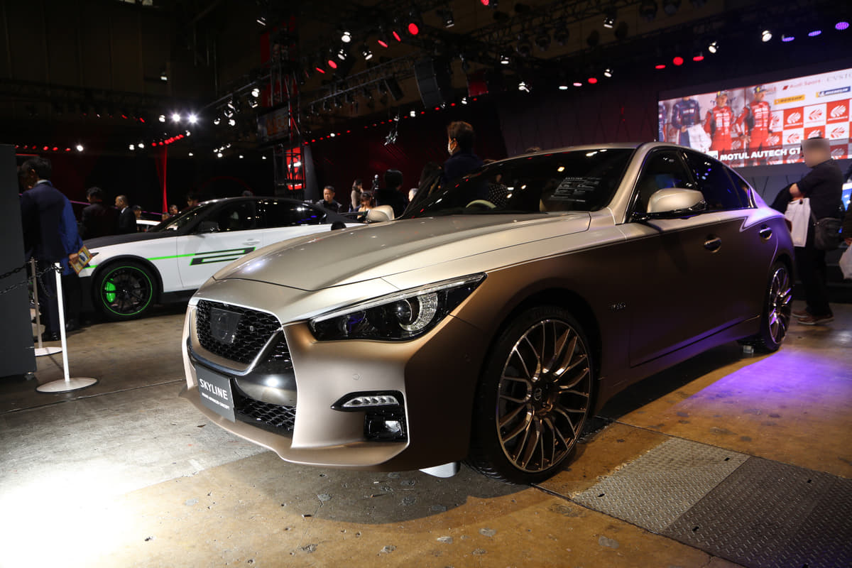 日産 スカイラインgt R 復活 スポーティ感溢れる400rコンセプトを提案 東京オートサロン Auto Messe Web 自動車情報サイト 新車 中古車 Carview