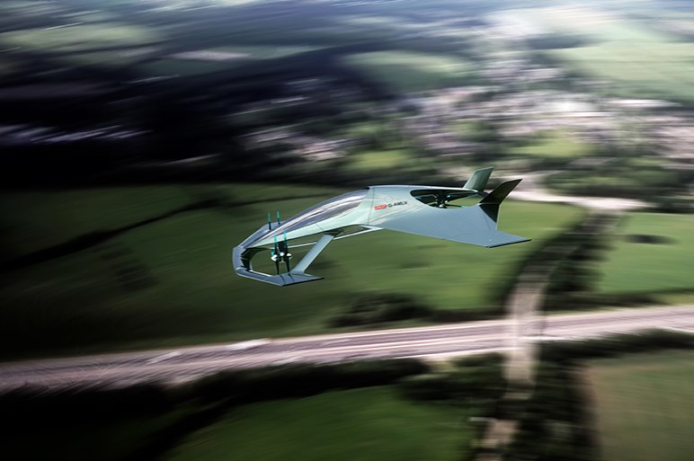 アストンマーティンから空飛ぶ「ヴォランテ」。コンセプトモデルを発表
