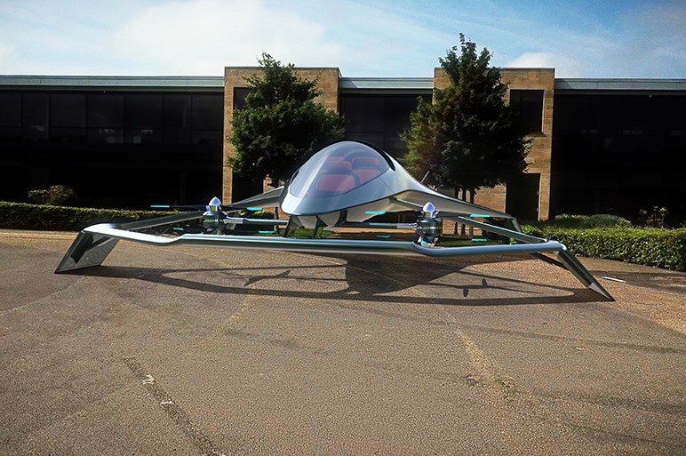 アストンマーティンから空飛ぶ「ヴォランテ」。コンセプトモデルを発表
