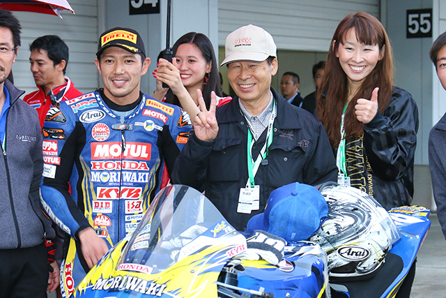 モリワキの清成龍一が路面コンディションを読み切り11年ぶり優勝／全日本ロードJSB1000最終戦レース2