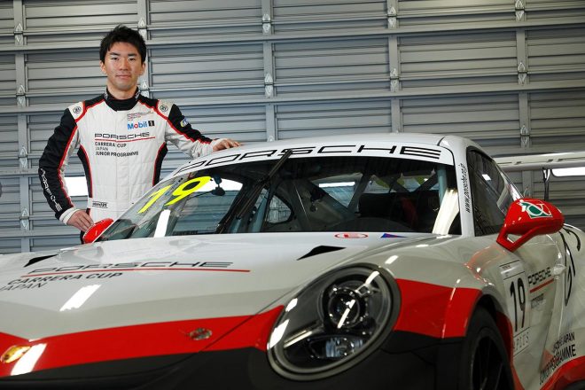 笹原右京がポルシェジャパンジュニアドライバーに。「目標は日本人初のポルシェワークスドライバー」